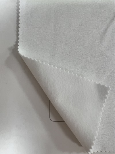 GZ-DZLP F063 Sanded Lightweight and wear-resistant double-sided (sanded) Specifications: 170cm*210g/㎡ Ingredients: 83%Polyester 17%Spandex front view